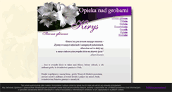 Desktop Screenshot of opieka-nad-grobami.com.pl